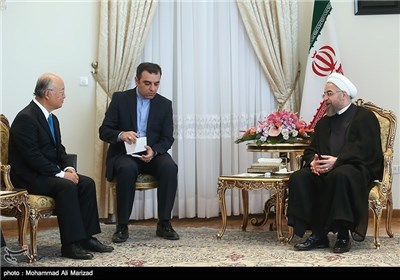 IAEA Chief Meets with Iranian President 