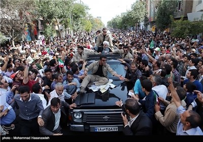 Photos: President Rouhani Arrives in Iran’s Ardebil