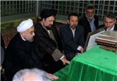 روحانی و اعضای هیئت دولت با آرمان‌های امام(ره) تجدید میثاق کردند