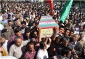 پیکر مطهر 2 شهید گمنام در چابهار تشییع شد