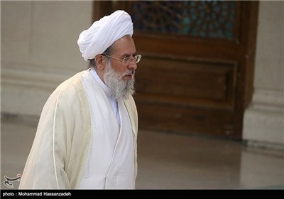 آیت الله محمدی ری شهری در نماز جمعه تهران