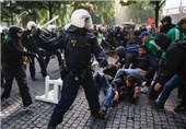 درگیری پلیس سوئد با ده‌ها معترض مخالف نازیسم