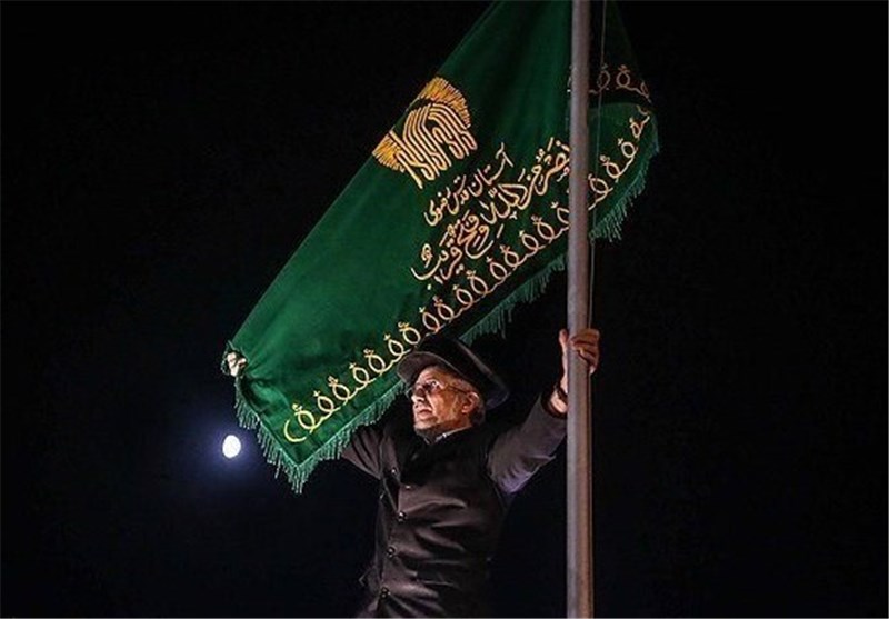 پرچم آستان قدس رضوی به رازو جرگلان رسید