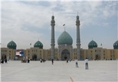 مراسم کلنگ زنی عملیات پروژه پایش تصویری مسجد جمکران برگزار شد
