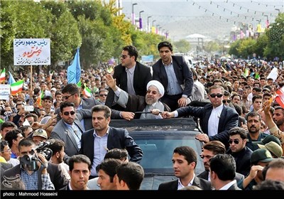 President Rouhani Visits Iran’s Mashhad