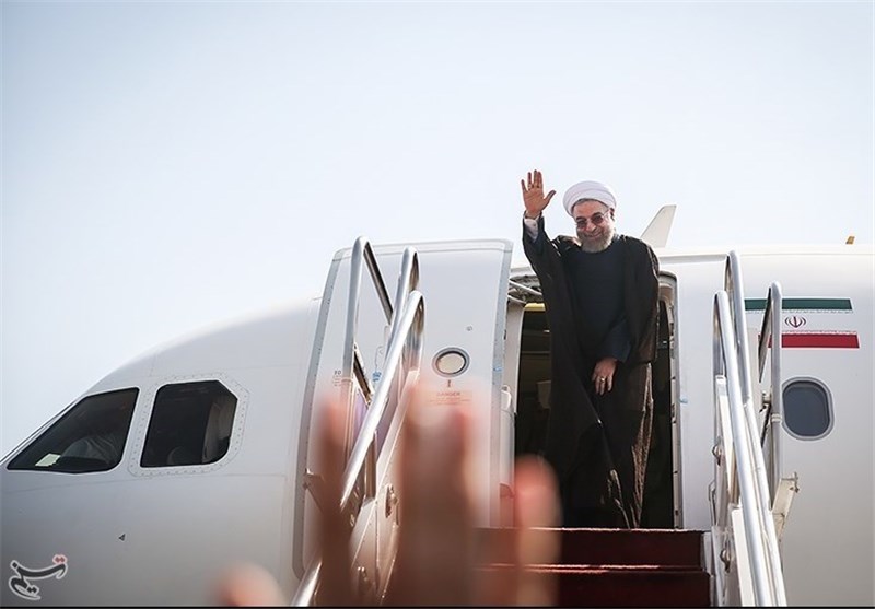 صدر روحانی قازقستان روانہ ہوگئے