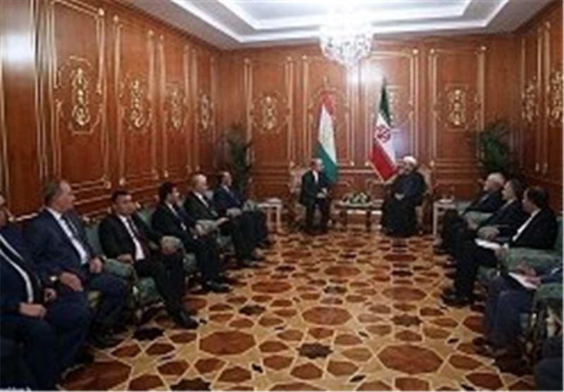 President Rouhani Highlights Iran, Tajikistan Historical Links