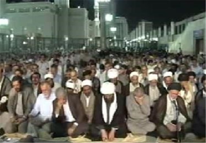 برگزاری اولین دعای کمیل زائران ایرانی در مدینه النبی