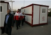21 کانکس از اصفهان به مناطق زلزله زده کرمانشاه ارسال شد