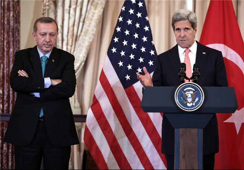 کری نتوانست ترکیه را قانع به عضویت در ائتلاف نظامی ضد داعش نماید