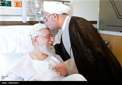 Iran’s President Visits Leader again at Hospital