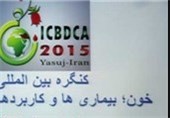 تمبر کنگره بین‌المللی خون در یاسوج رونمایی شد