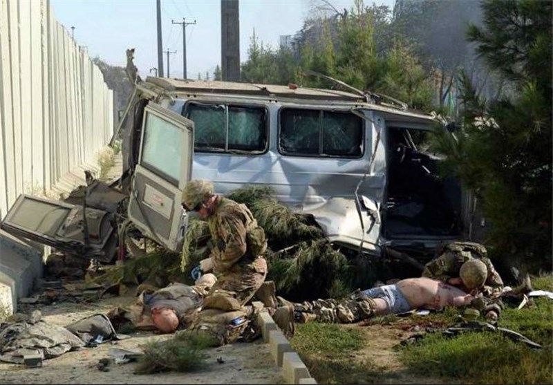 گزارش تصویری حمله انتحاری مهاجمان مسلح به نیروهای ناتو در «کابل»