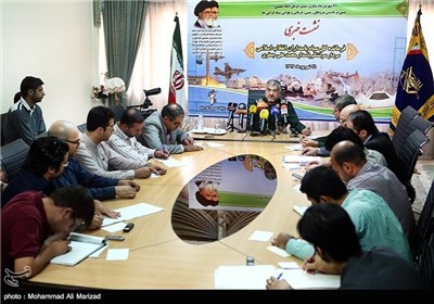 IRGC Commander Holds Press Conference in Tehran