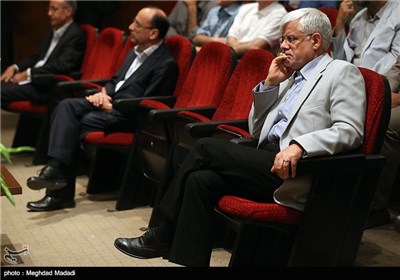 محمدرضا عارف رئیس بنیاد امید ایرانیان در مراسم تودیع و معارفه سرپرست دانشگاه شریف