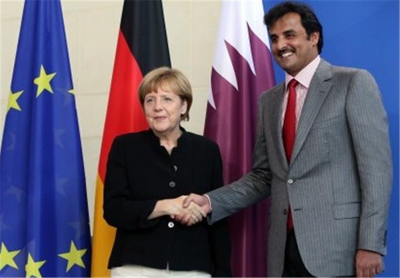 امیر قطر: هرگز از تروریسم حمایت نمی‌کنیم/مرکل: صحبت‌های امیر را تایید می‌کنم