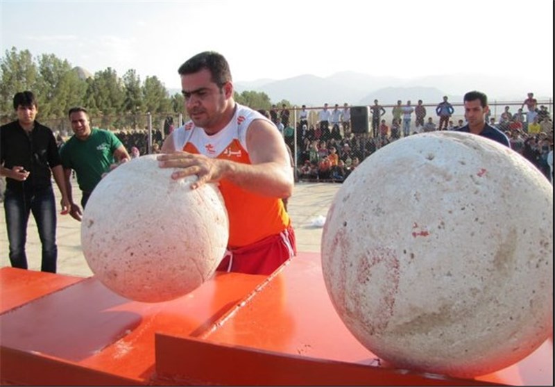 مسابقات قویترین مردان استان یزد در شهرستان بهاباد برگزار شد + تصاویر