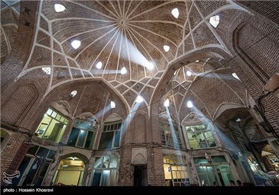 Historic Bazaar of Tabriz in Northwestern Iran 