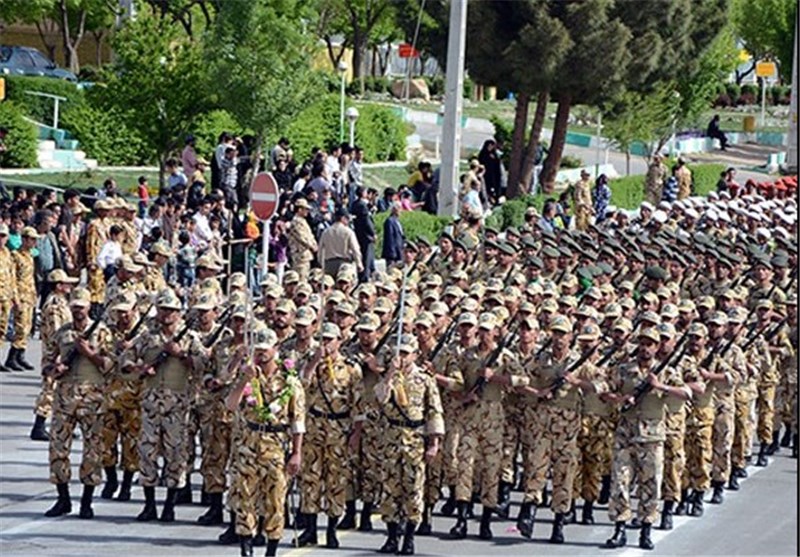 صبحگاه مشترک نیروهای مسلح در اردبیل برگزار شد