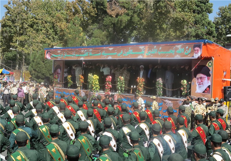 رژه نیروهای مسلح استان فارس برگزار شد + تصاویر