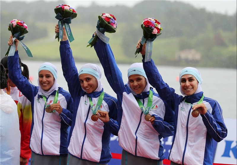 Iran’s Lightweight Women&apos;s Quadruple Sculls Wins Bronze