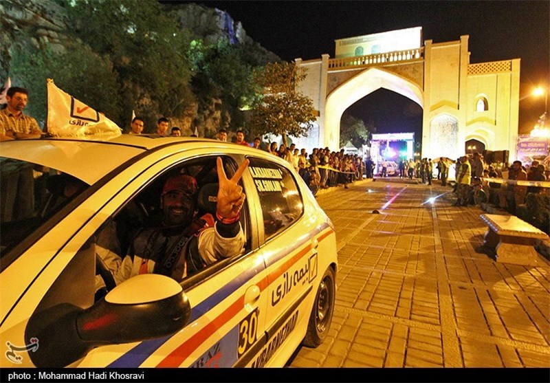 مسابقه رالی بین‌المللی شیراز پایان یافت‌