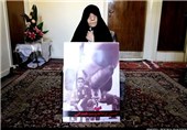 مادر شهید کاظمی به فرزند شهیدش ملحق شد