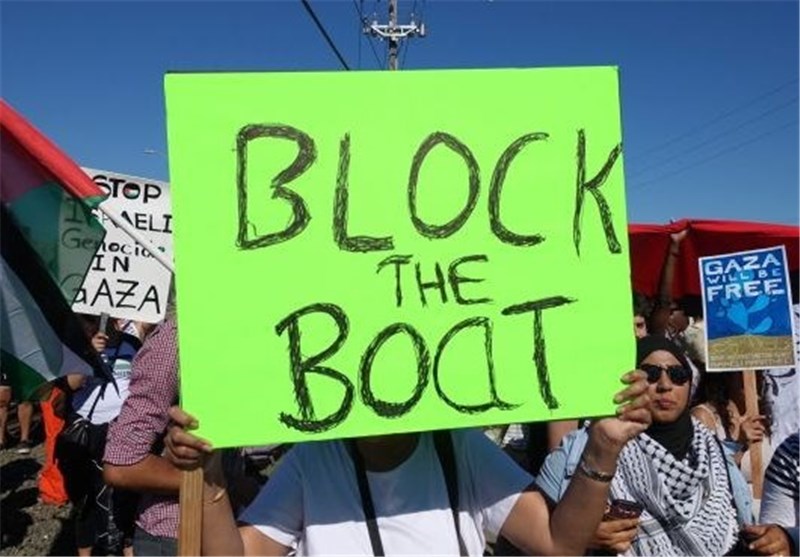 Protesters Block Israeli Cargo Ship at Port of Oakland