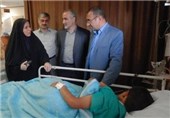مدیرکل آموزش و پرورش مازندران از دانش آموزان مرزن آبادی عیادت کرد