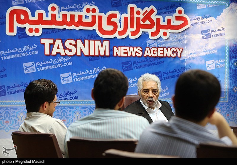 حضور حاج محمد نوروزی مداح اهل بیت در خبرگزاری تسنیم عکس خبری تسنیم Tasnim