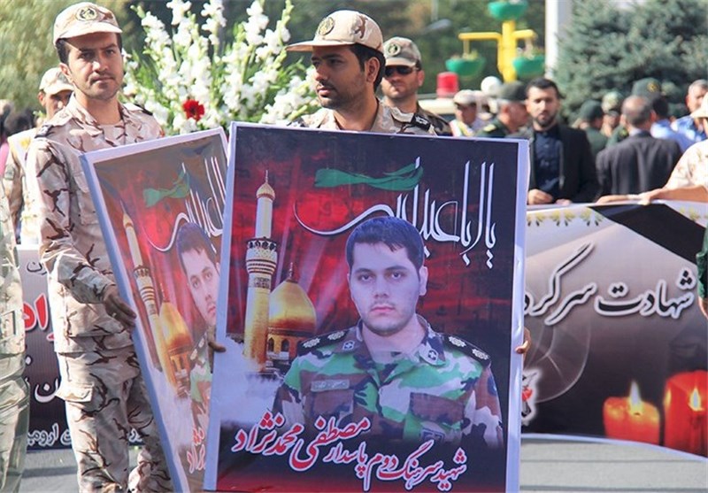 پیکر سرهنگ شهید محمدنژاد در ارومیه تشییع شد