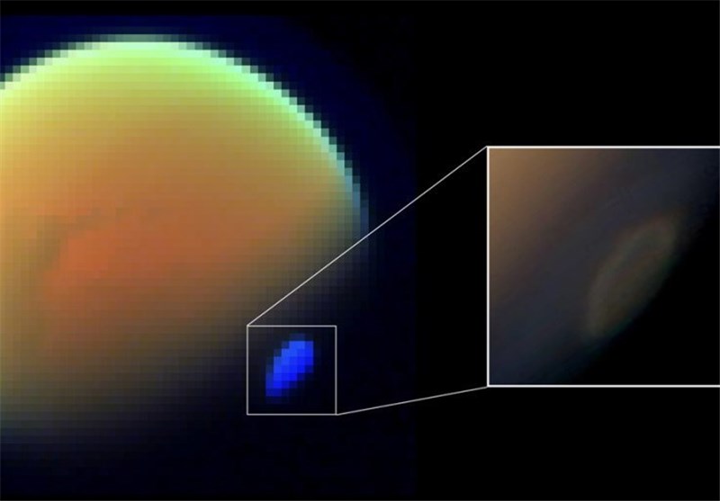 Swirling Cloud at Titan&apos;s Pole Cold, Toxic