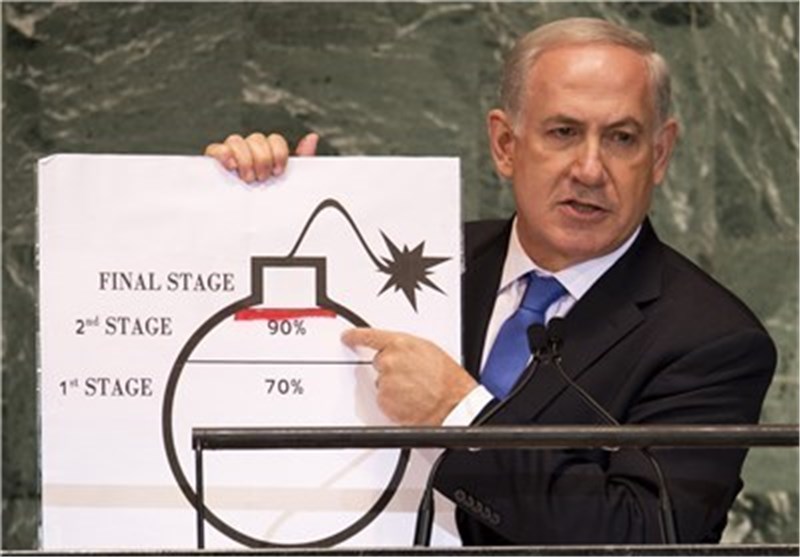 نتانیاهو: توافق 1+5 با ایران به این کشور اجازه می‌دهد در کوتاه مدت به بمب برسد