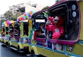 قطار شادی جشنواره فیلم کودک در اصفهان به راه افتاد