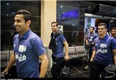 تیم ملی فوتبال به ایران بازگشت