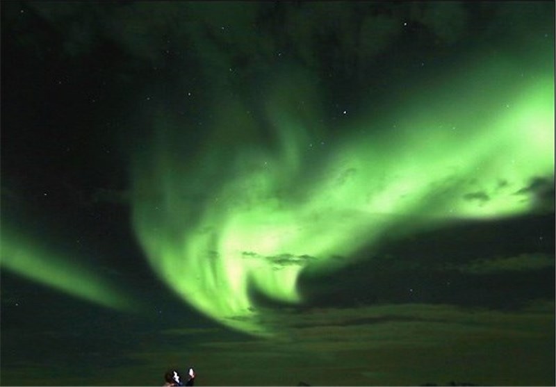 تصاویر شفق قطبی درآسمان نروژ‎