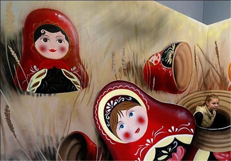 تصاویر نمایشگاه نقاشی های سه بعدی در روسیه‎
