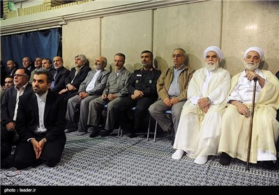 A Group of Iranian People Meet Ayatollah Khamenei