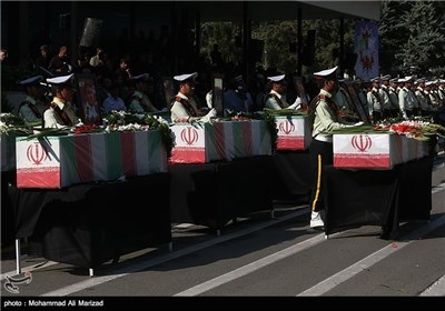 Funeral Held for Victims of Crashed Iranian Police Plane