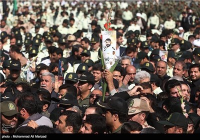 Funeral Held for Victims of Crashed Iranian Police Plane