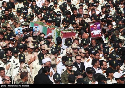 Funeral Held for Victims of Crashed Iranian Police Plane