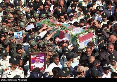 Funeral Held for Victims of Crashed Iranian Police Plane