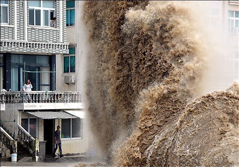 تصاویر طوفان ونگ فونگ در چین و ژاپن