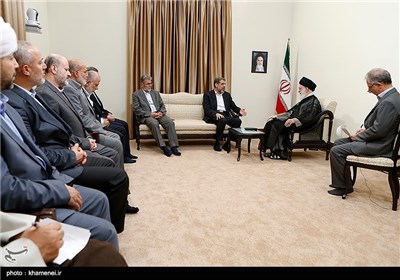 دیدار دبیر کل جهاد اسلامی فلسطین با مقام معظم رهبری