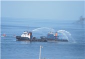 مانور بزرگ دریایی امداد و نجات در چابهار برگزار شد