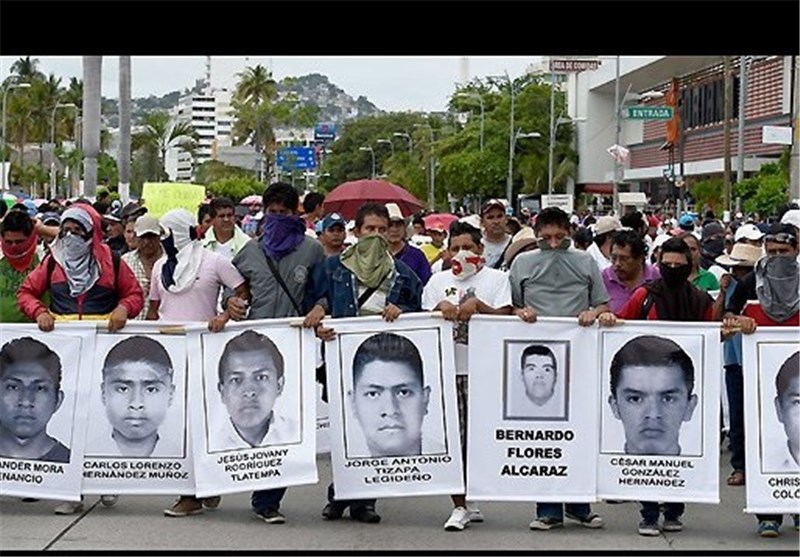 تصاویر اعتراض به ناپدید شدن 43 دانشجو در مکزیک