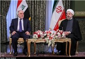 دیدار حیدر العبادی نخست وزیر عراق با حجت الاسلام حسن روحانی رئیس جمهور