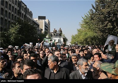 Funeral Service for Iran’s Top Cleric Ayatollah Mahdavi Kani Held in Tehran