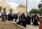 بازداشت 7 بانوی فلسطینی در مسجد الاقصی به اتهام سر دادن شعار «الله اکبر»