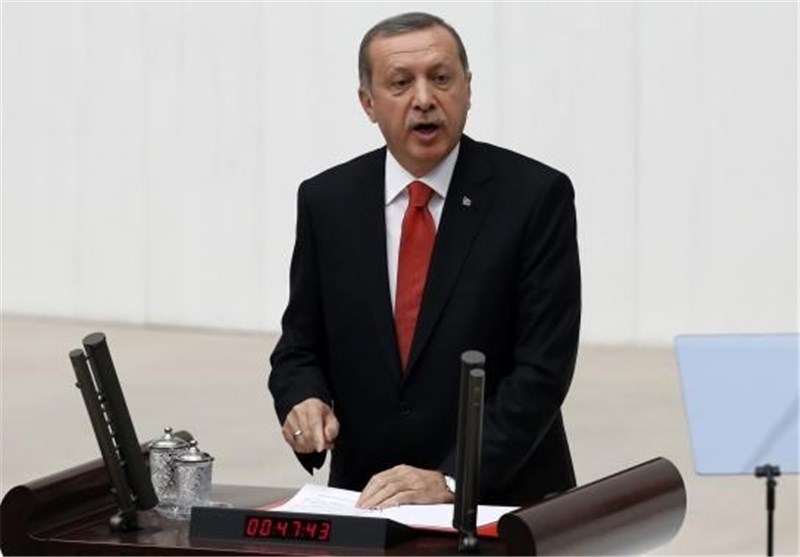 اردوغان: پ‌ک‌ک همان داعش است/ هر دو تروریست هستند